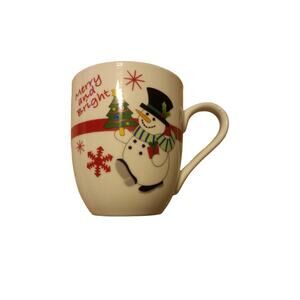 Fitz and Floyd Christmas Coffee Cup Snowman